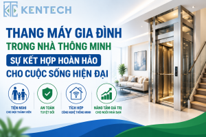 Thang máy gia đình trong nhà thông minh