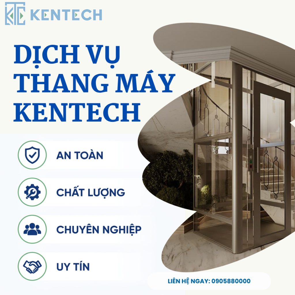 Dịch vụ thang máy uy tín Kentech tại Đà Nẵng